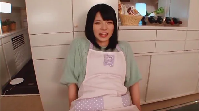 Sexy housewife Ai Uehara enjoys hardcore bang in the kitchen 4