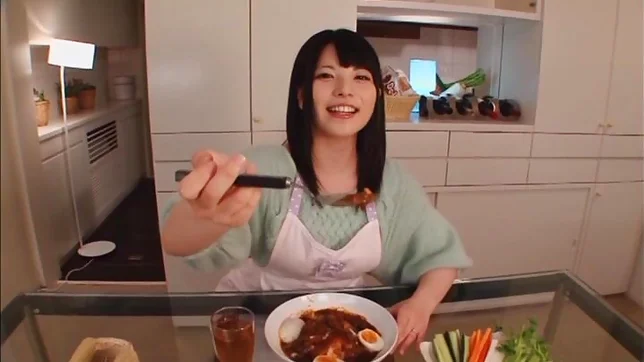 Sexy housewife Ai Uehara enjoys hardcore bang in the kitchen 4