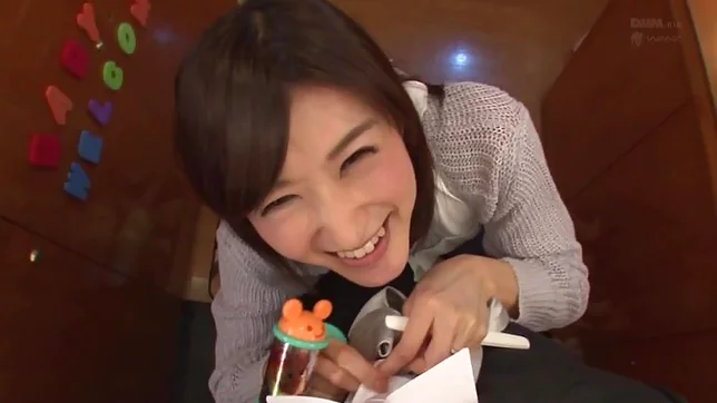 Ichika Kanhata, insolent Asian babe enjoys giving a deep throat blowjob