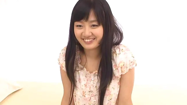 Brunette girl with tiny tits Himari Yuzomoto gets her hairy pussy banged 5