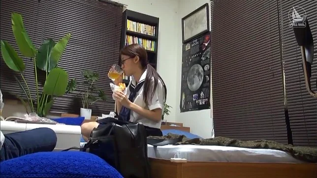 Lucky studs enjoys a Japanese schoolgirl 2