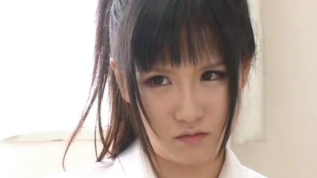 Top notch Japanese AV girl Asahi Yuuki shows off and rubs her pussy