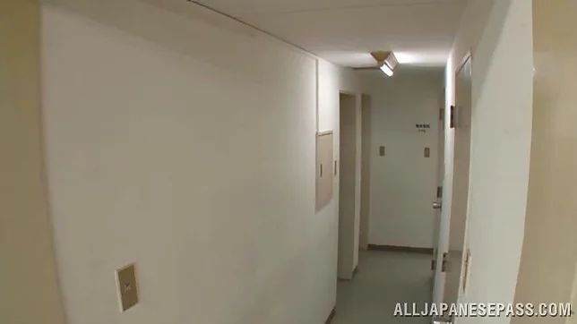 Skinny Asian teen Arisa Aizawa jumps on a massive cock 5