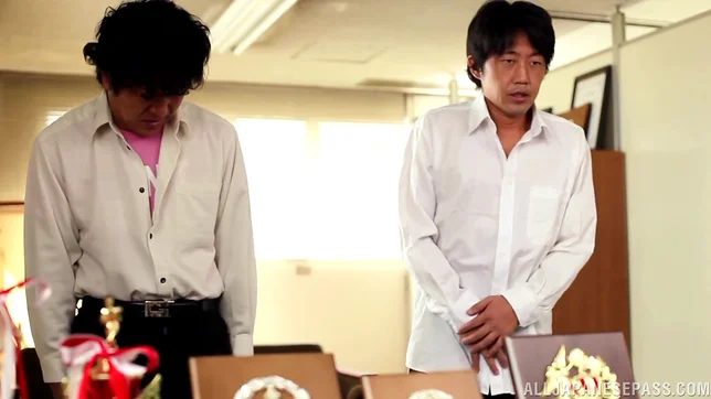 Two Students Get Sucked And Fucked By Teacher Sae Aihara 4