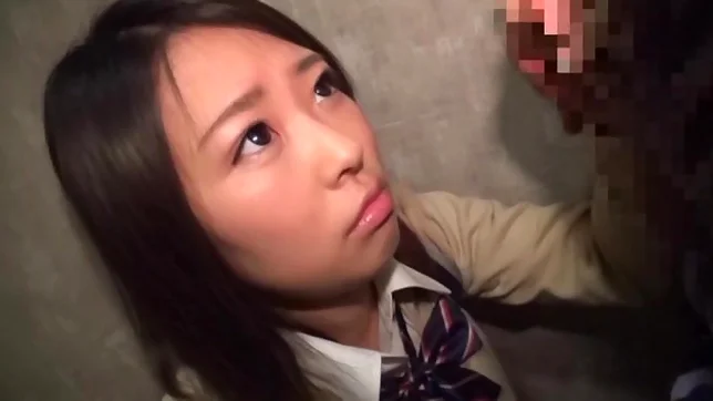 Sweet Asian teen with nice ass performs amazing cock sucking 7