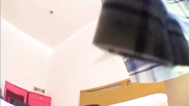 Schoolgirl gets naughty with her new toy in POV solo