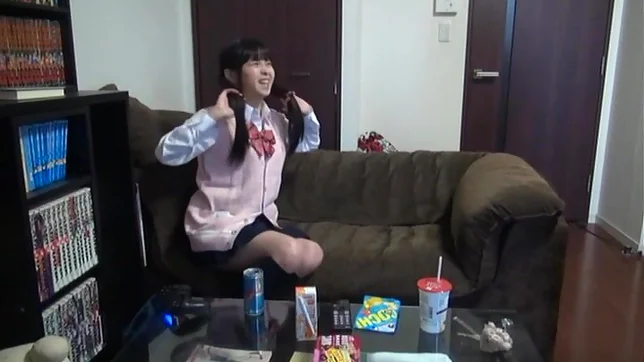 Hot school girl enjoys as she is nailed