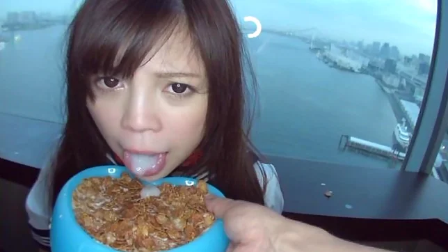 Teen Rina Itou loves to suck and fuck 5