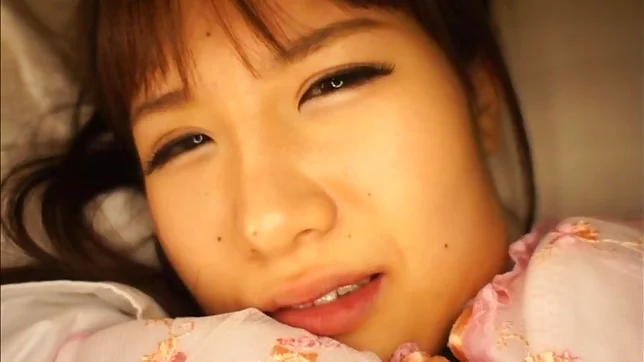 Yuki Asahi Asian teen in school uniform gets fingered and licked