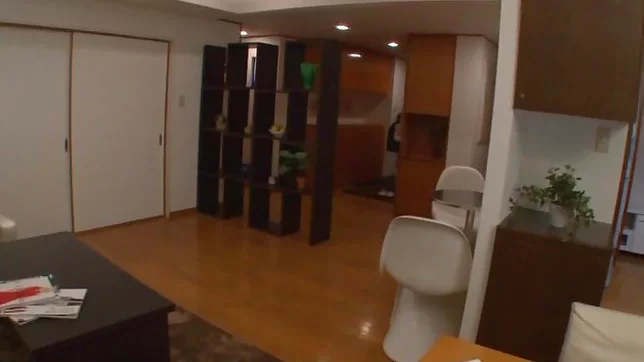 Naughty Japanese teen girl Azusa Akane engulfs and rides boner 3