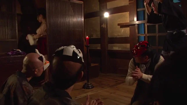 Appetizing Japanese milf Sena Minami fucked by strange visitors 2