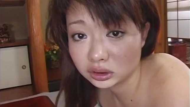 Sakura Kawamine Juicy Asian babe fucked on a table 6