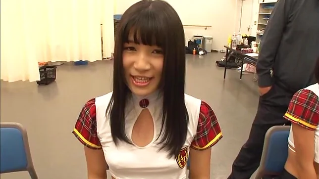 Young cheerleaders in rough masturbation scene 2