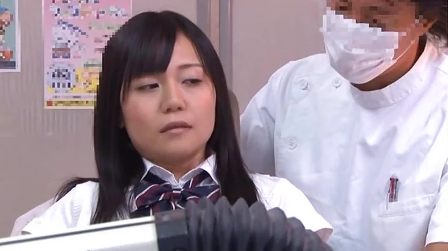 Juicy Japanese AV model is screwed by a horny dentist 2