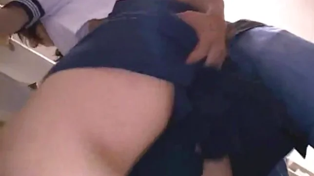 Naughty Schoolgirl Gets Fingered To An Orgasm In A Library 3