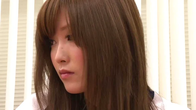 Rina Kato blows cock and enjoys cum on her clothes