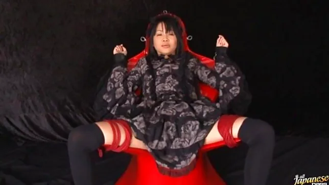 Hikaro ose lovely Asian babe is tied and guys tease her shaved pussy 3