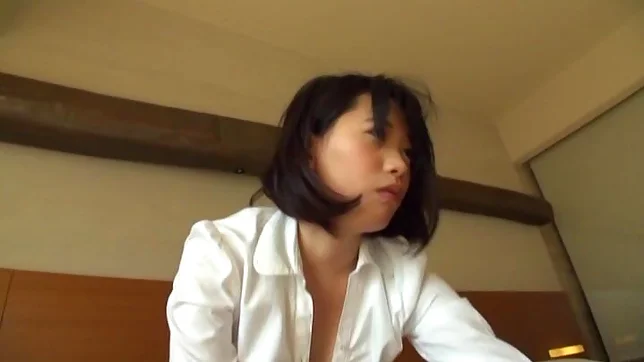 Hardcore fuck for amateur Asian teen in sexy pantyhose 4