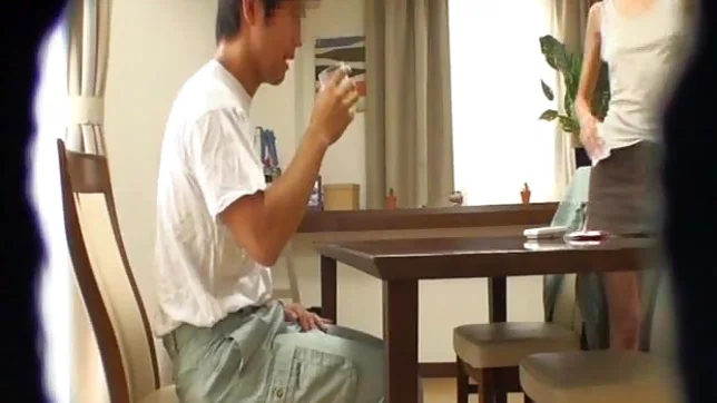 Japanese Av model is a hot mature chick sucking cock 3