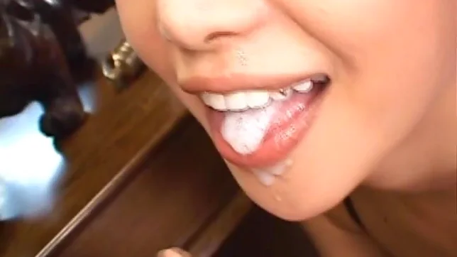 Akane Hotaru Japanese doll fondles her friends cock 3