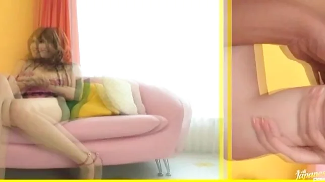 Erika Kurisu Busty Japanese chick sucks her boyfriend´s big cock 2