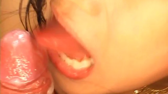 Yui Komine Asian model gives sensual blow job 2