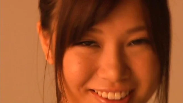 Playful Japanese AV model Ayumi Hasegawa shows off her big tits