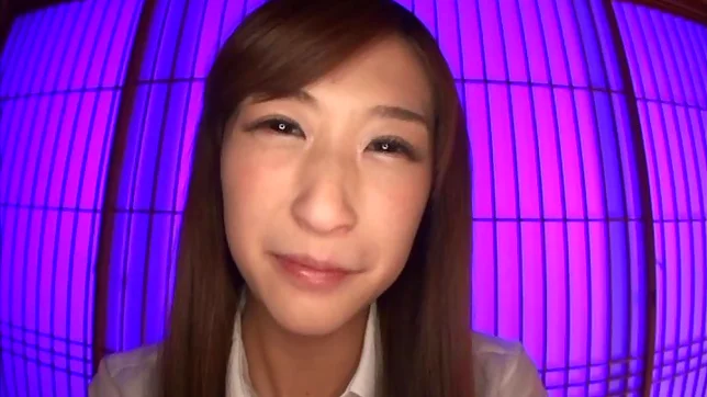 Ichika Kanhata naughty Japanese teacher gives foot job and blowjob